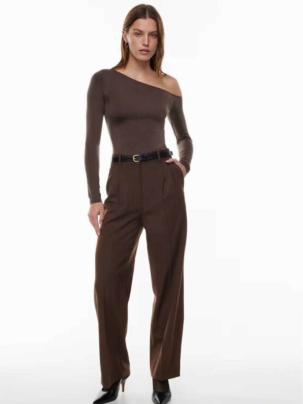 Aritzia The Effortless Pant™ Size US 8 in Mocha Brown